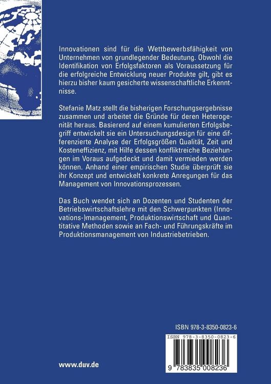 Produktbild: Erfolgsfaktoren im Innovationsmanagement von Industriebetrieben