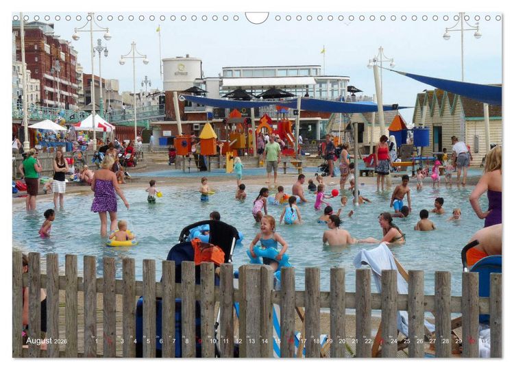 Produktbild: Brighton Pier Bunter Sommer (Wandkalender 2026 DIN A3 quer), CALVENDO Monatskalender