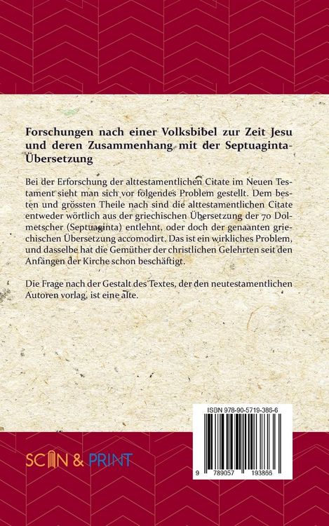 Produktbild: Forschung nach ein Volksbibel zur zeit Jesu