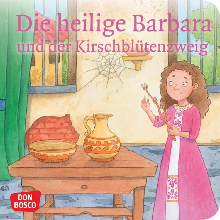 Produktbild: Die heilige Barbara und der Kirschblütenzweig. Mini-Bilderbuch.