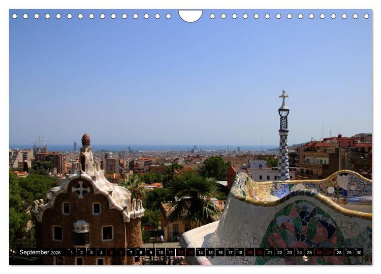 Produktbild: Barcelona - Stadt des Modernisme (Wandkalender 2026 DIN A4 quer), CALVENDO Monatskalender
