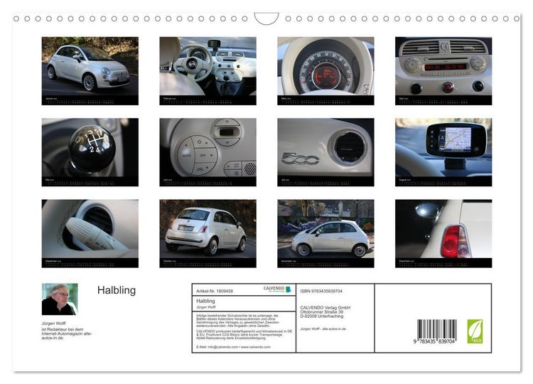 Produktbild: Halbling (Wandkalender 2025 DIN A3 quer), CALVENDO Monatskalender