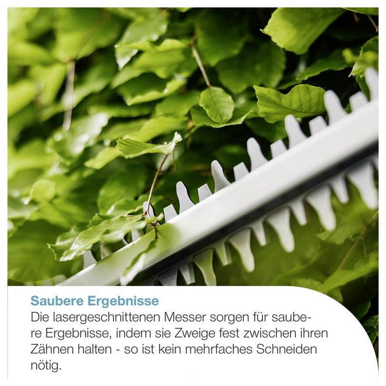 Produktbild: GARDENA Akku-Heckenschere EasyCut 55/18V P4A solo Akku Akku-Heckenschere Li-Ion 550mm