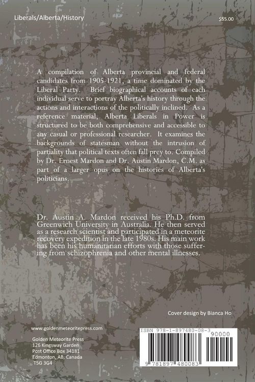 Produktbild: The Liberals in Power in Alberta 1905-1921