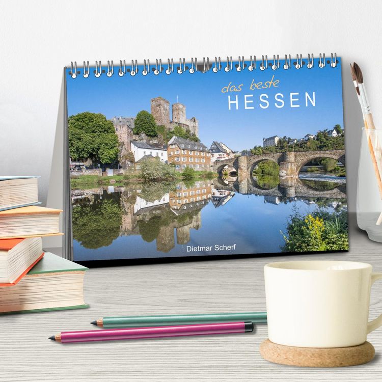 Produktbild: Das beste Hessen (Tischkalender 2026 DIN A5 quer), CALVENDO Monatskalender