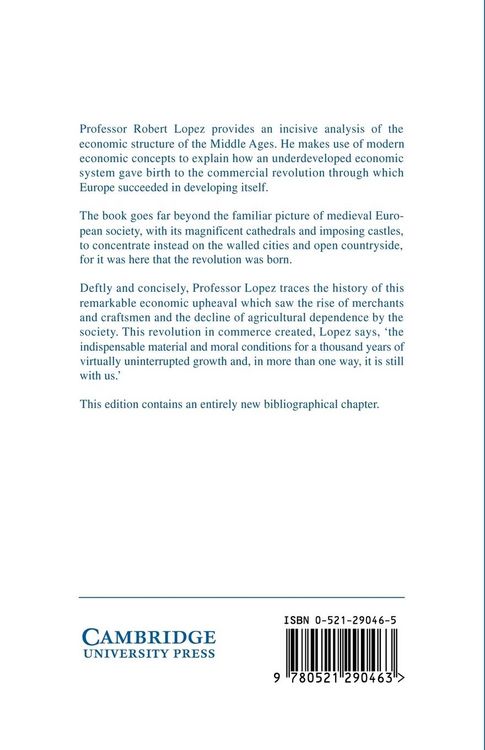 Produktbild: The Commercial Revolution of the Middle Ages, 950 1350