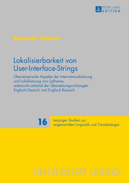 Produktbild: Lokalisierbarkeit von User-Interface-Strings