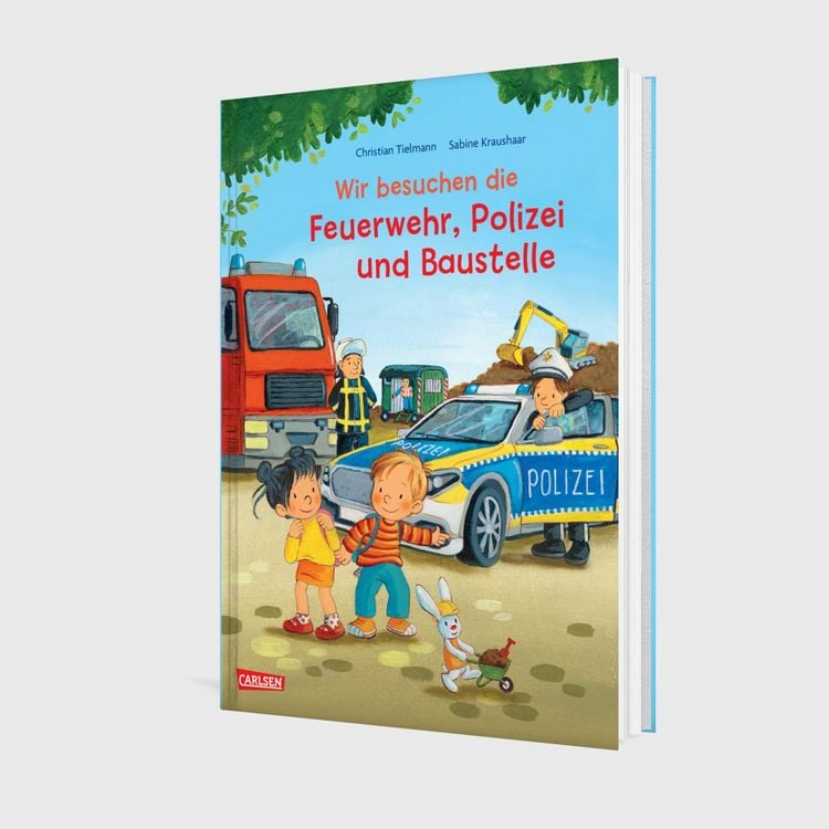 Produktbild: Max-Bilderb&uuml;cher: Wir besuchen die Feuerwehr, Polizei und Baustelle