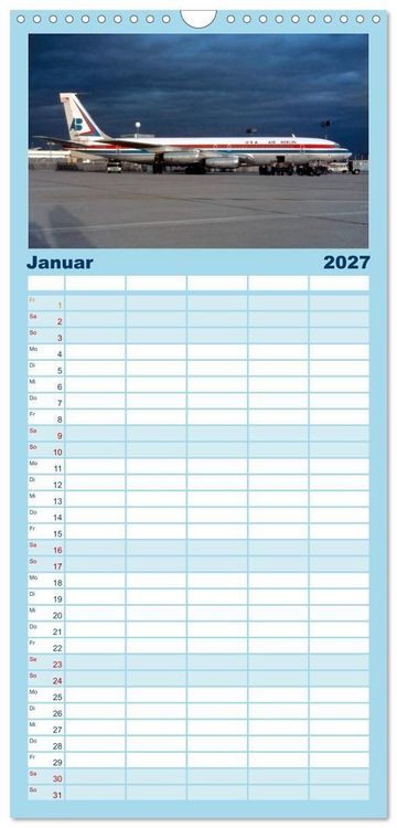 Produktbild: Familienplaner 2027 - In Memoriam Air Berlin mit 5 Spalten (Wandkalender, 21 x 45 cm) CALVENDO