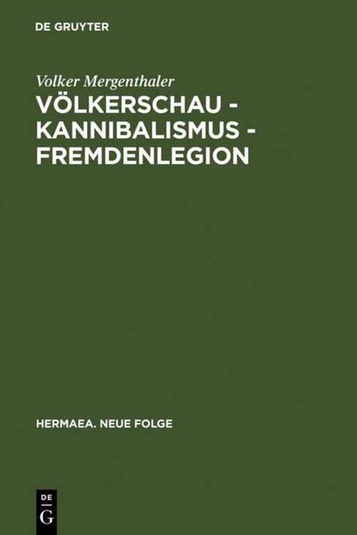 Produktbild: V&ouml;lkerschau - Kannibalismus - Fremdenlegion