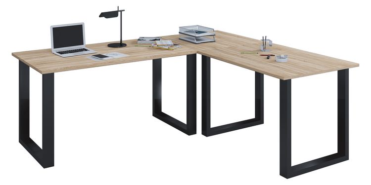 Produktbild: U Schreibtisch Eckschreibtisch L Form 190x190x50