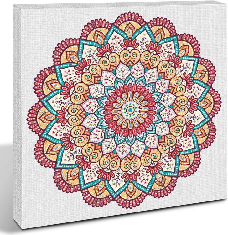 Produktbild: Diamond Painting "Diamantane Mandala Set 6", rot / orange / petrol