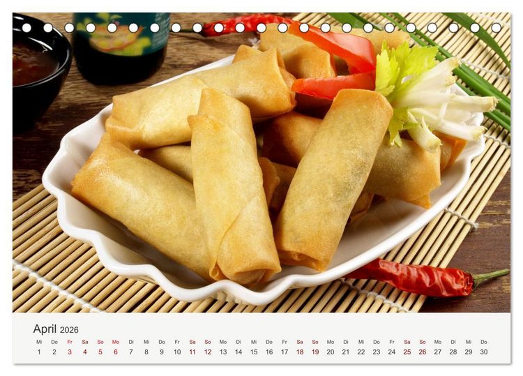 Produktbild: Vegan Food Kalender &ndash; Gerichte und Snacks (Tischkalender 2026 DIN A5 quer), CALVENDO Monatskalender
