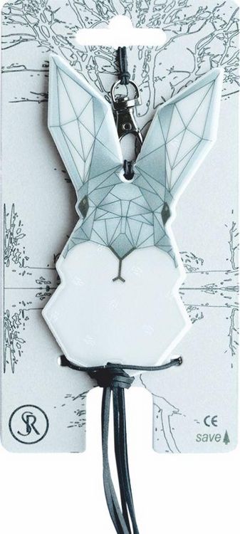 Produktbild: Softreflector ORIGAMI (Hase) Reflektor f&uuml;r Taschen und Kleidung