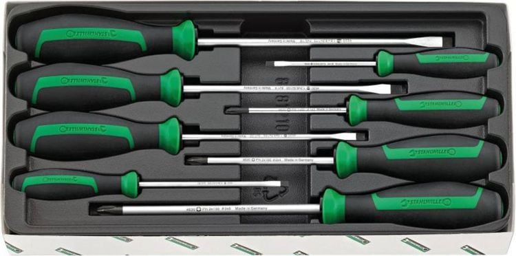 Produktbild: Stahlwille 4692 SATZ DRALL-SCHRAUBENDREHER Schraubendreher-Set