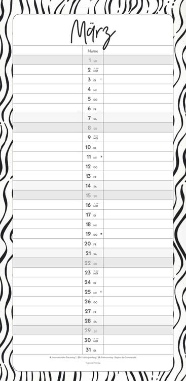 Produktbild: Termine für 2 Black and White 2026 Familienplaner - Timer - Termin-Planer - Couple-Kalender - Familien-Kalender - 22x45