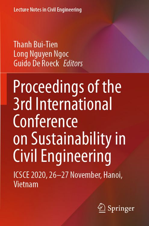 Produktbild: Proceedings of the 3rd International Conference on Sustainability in Civil Engineering