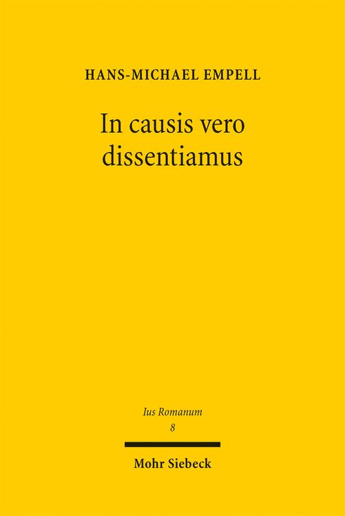 Produktbild: Empell, H: In causis vero dissentiamus
