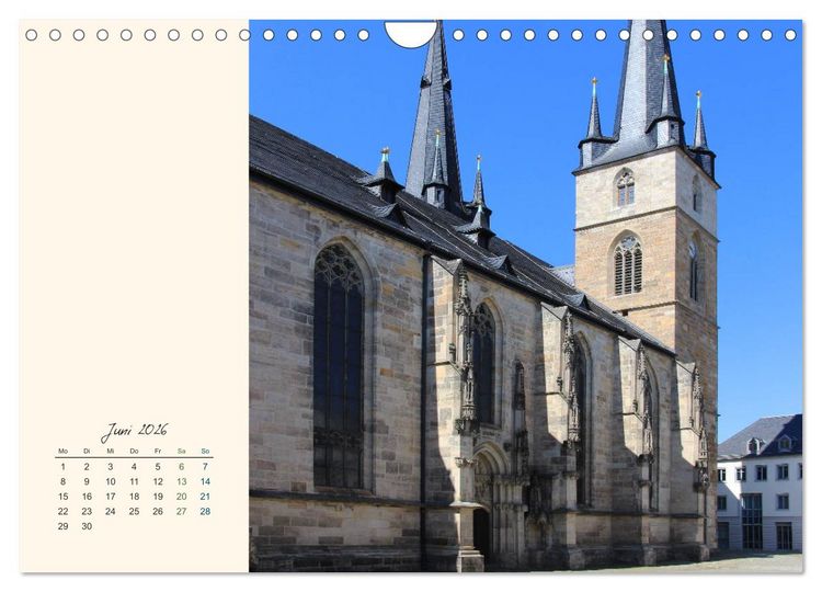 Produktbild: Saalfeld an der Saale &ndash; mein Streifzug durch die historische Altstadt (Wandkalender 2026 DIN A4 quer), CALVENDO Monatskalender