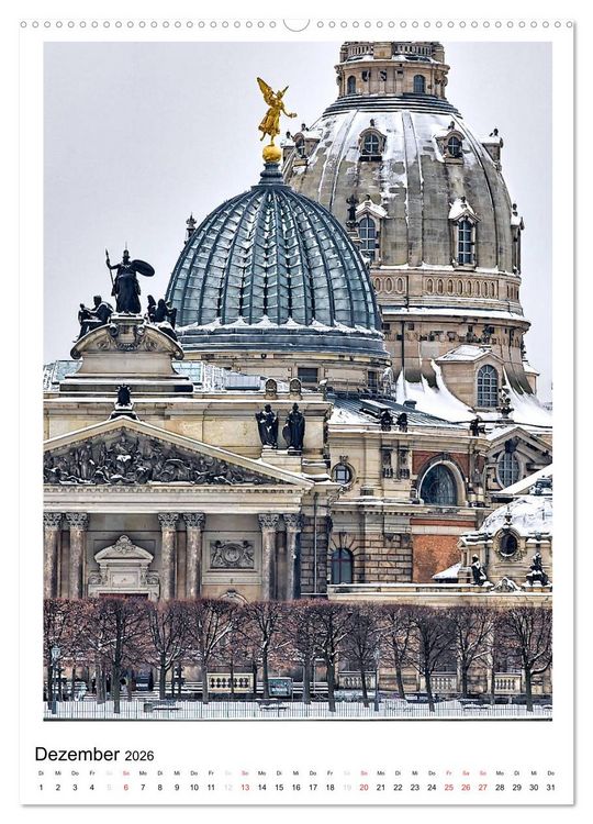 Produktbild: Bilder aus Dresden (Wandkalender 2026 DIN A2 hoch), CALVENDO Monatskalender