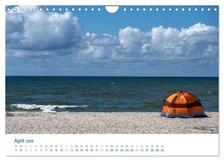 Produktbild: D&auml;nemarks Nordseek&uuml;ste - S&uuml;dj&uuml;tland (Wandkalender 2026 DIN A4 quer), CALVENDO Monatskalender