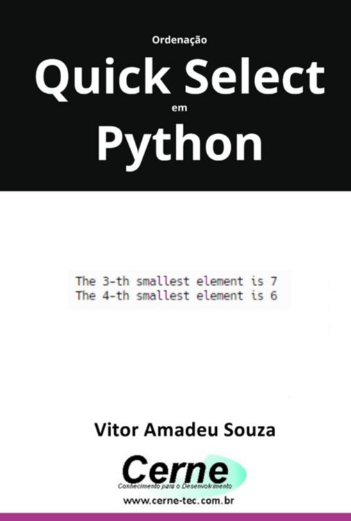 Produktbild: Ordena&ccedil;&atilde;o Quick Select Em Python