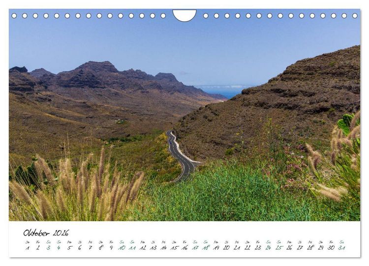 Produktbild: Gran Canaria - 365 Tage Fr&uuml;hling (Wandkalender 2026 DIN A4 quer), CALVENDO Monatskalender