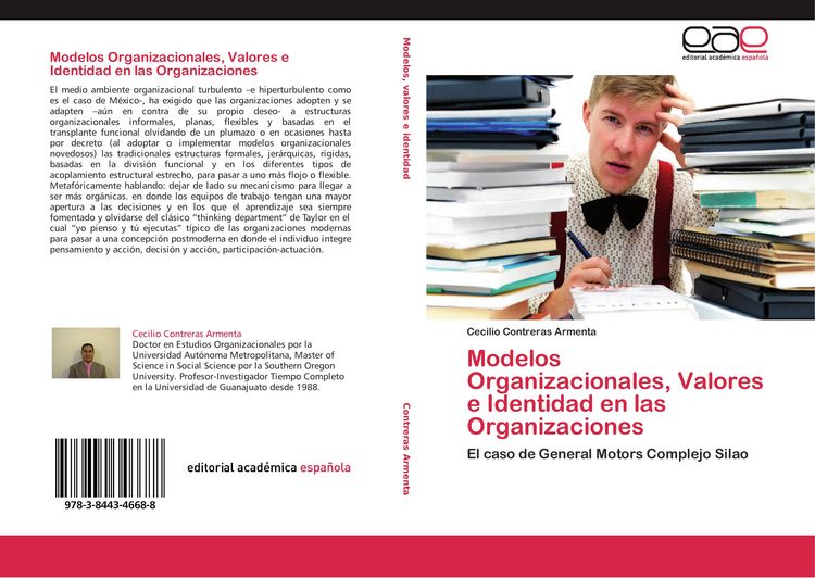 Produktbild: Modelos Organizacionales, Valores e Identidad en las Organizaciones