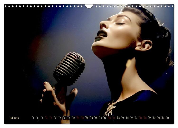 Produktbild: Die Stimme der Leidenschaft (Wandkalender 2026 DIN A3 quer), CALVENDO Monatskalender
