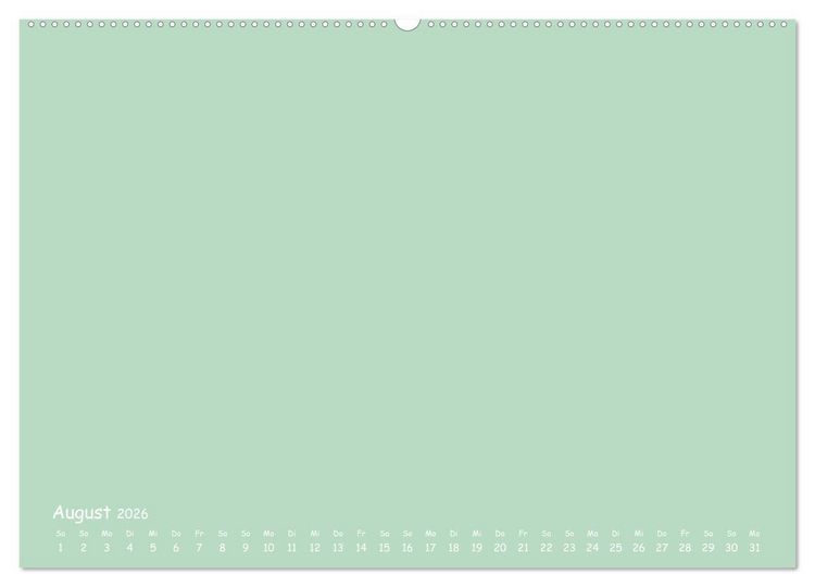 Produktbild: Regenbogen Kinder Bastelkalender - Zum Selbstgestalten - DIY Kreativ-Kalender (Wandkalender 2026 DIN A2 quer), CALVENDO Monatskalender