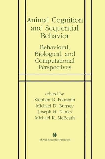 Produktbild: Animal Cognition and Sequential Behavior