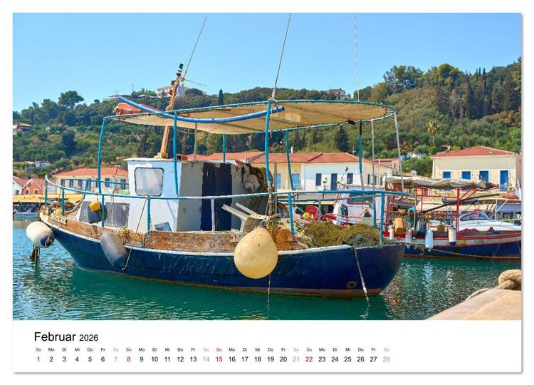 Produktbild: KATAKOLON - Griechenlands sch&ouml;nste Hafenstadt (hochwertiger Premium Wandkalender 2026 DIN A2 quer), Kunstdruck in Hochglanz