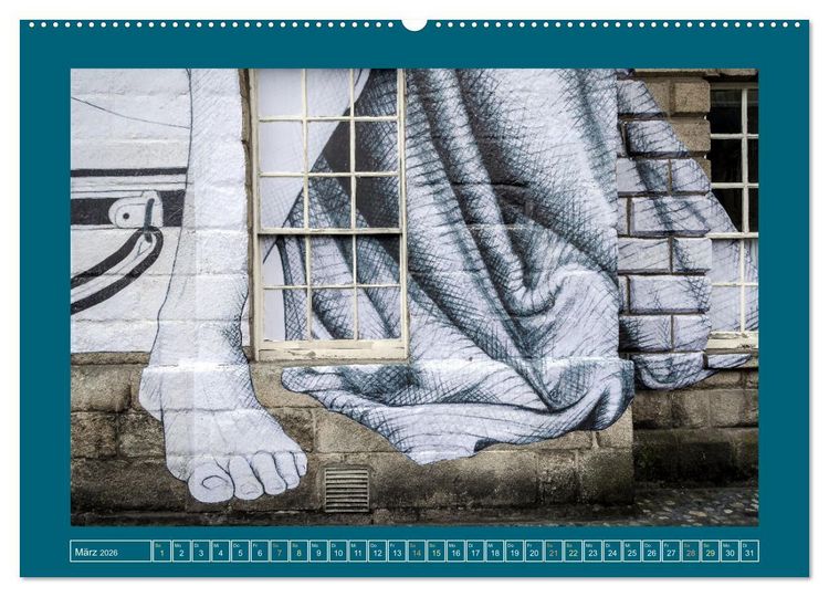 Produktbild: Streetart in Europas St&auml;dten (hochwertiger Premium Wandkalender 2026 DIN A2 quer), Kunstdruck in Hochglanz