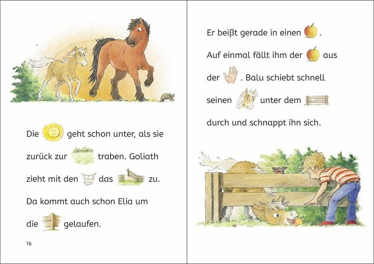 Produktbild: Lesenlernen in 3 Schritten - Die sch&ouml;nsten Pferdegeschichten