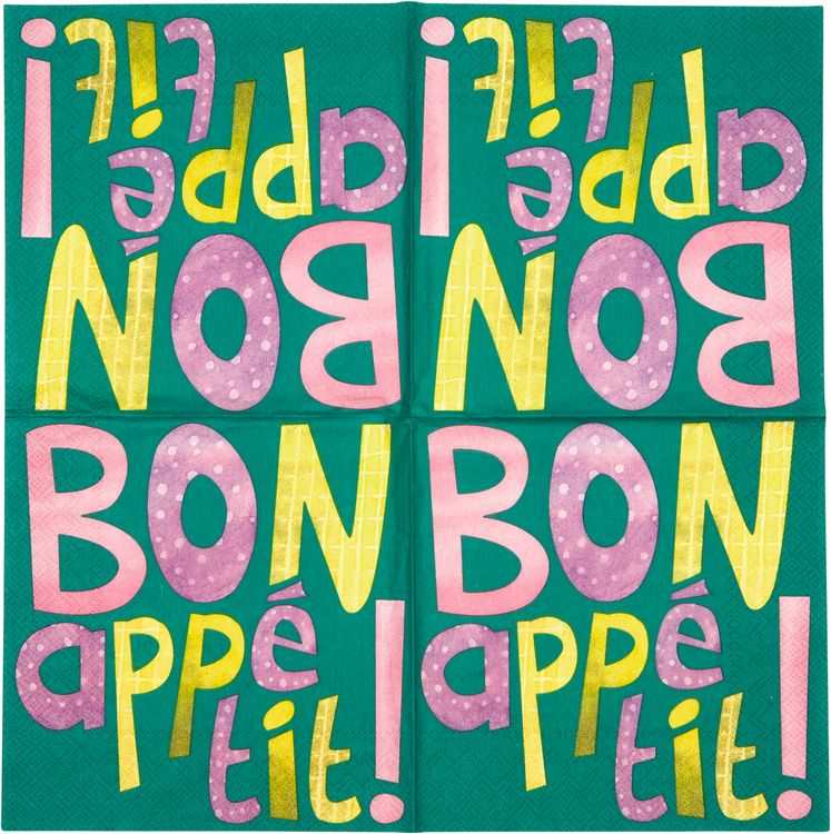 Produktbild: Servietten Bon app&eacute;tit! - F&uuml;r Lieblingsg&auml;ste