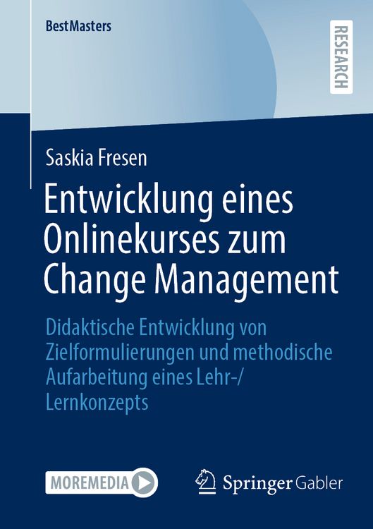 Produktbild: Entwicklung eines Onlinekurses zum Change Management