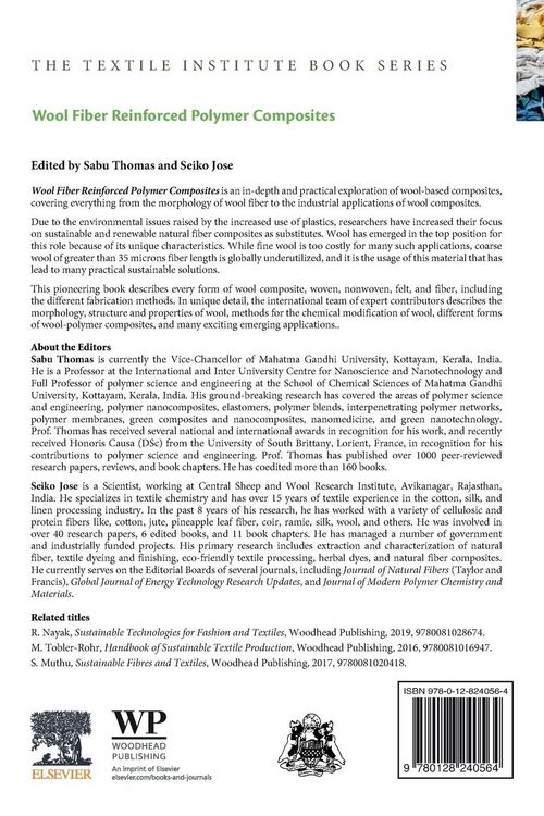 Produktbild: Wool Fiber Reinforced Polymer Composites