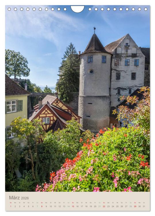 Produktbild: MEERSBURG UND KONSTANZ Historie am Bodensee (Wandkalender 2026 DIN A4 hoch), CALVENDO Monatskalender