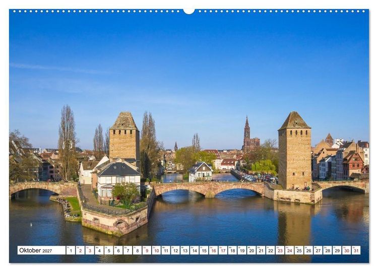 Produktbild: Stra&szlig;burg &ndash; Geschichte und Flair im Herzen Europas (Wandkalender 2027 DIN A2 quer), CALVENDO Monatskalender