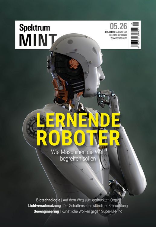 Produktbild: Spektrum MINT 5/2026 - Lernende Roboter