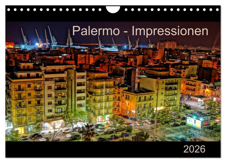 Produktbild: Palermo - Impressionen (Wandkalender 2026 DIN A4 quer), CALVENDO Monatskalender