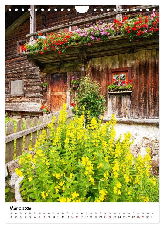 Produktbild: S&uuml;dtirol zum Kennenlernen im Sommer (Wandkalender 2026 DIN A4 hoch), CALVENDO Monatskalender
