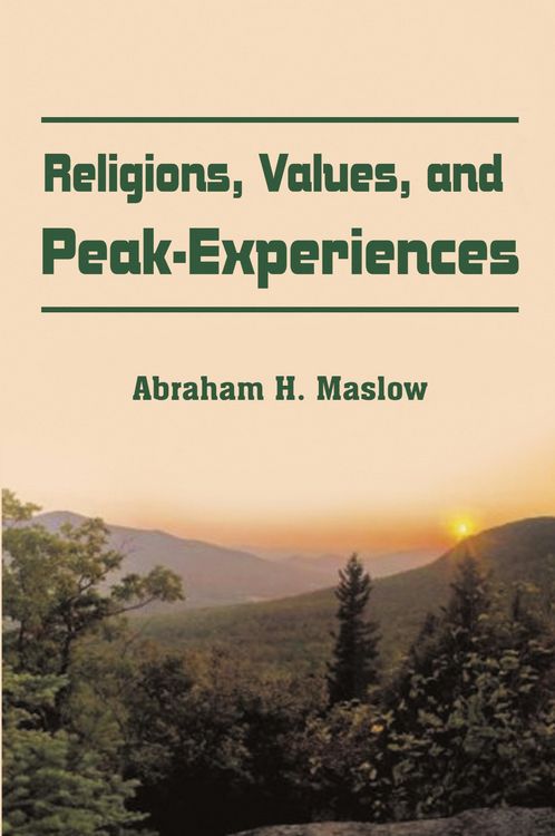 Produktbild: Religions, Values, and Peak-Experiences