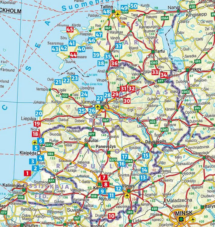 Produktbild: ROTHER Wanderf&uuml;hrer Baltikum &ndash; Litauen, Lettland und Estland