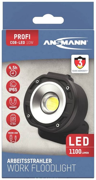 Produktbild: LED-Strahler FL1100R 10 W 1100 lm 1m Li-Ion 4000 mAh 3,7 V IP65 ANSMANN