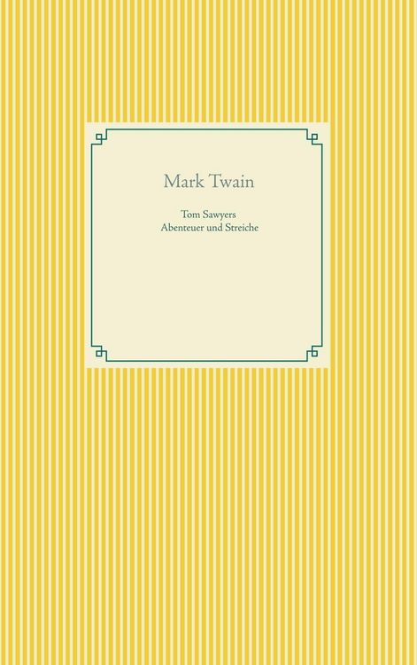 Produktbild: Tom Sawyers Abenteuer und Streiche