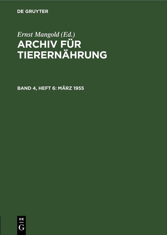Produktbild: M&auml;rz 1955