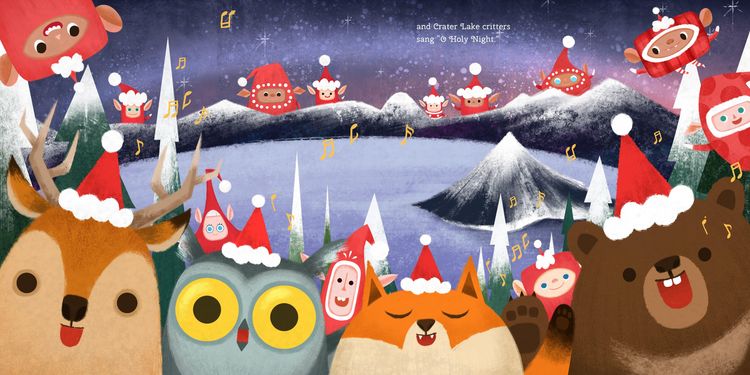 Produktbild: 12 Little Elves Visit Oregon
