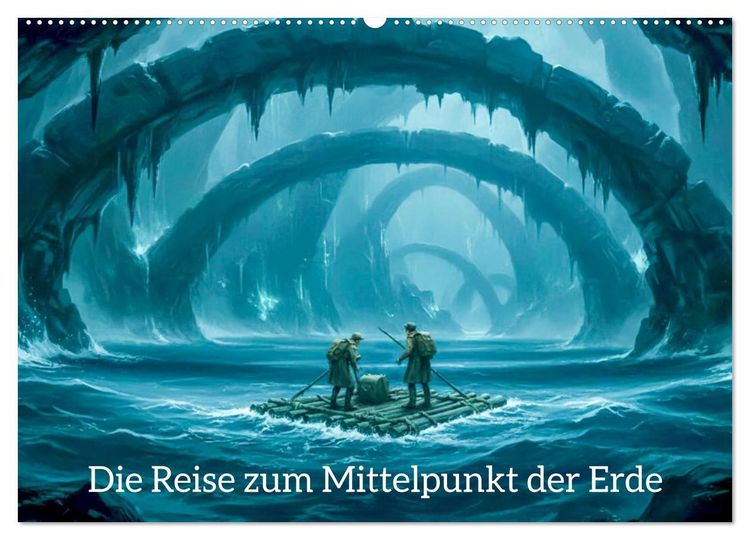 Produktbild: Die Reise zum Mittelpunkt der Erde (Wandkalender 2027 DIN A2 quer), CALVENDO Monatskalender