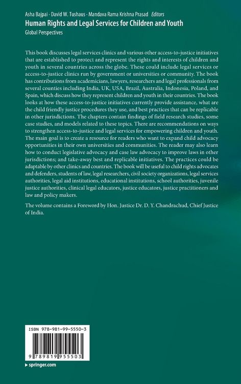 Produktbild: Human Rights and Legal Services for Children and Youth